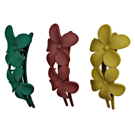 BROCHE FLOR TIPO PINZA $25