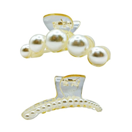 PINZA ACRILICO CON PERLAS VM $30