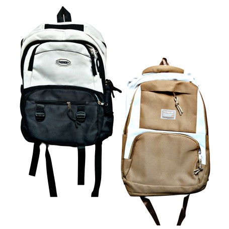 MOCHILA FASHION BOLSOS AL FRENTE $200