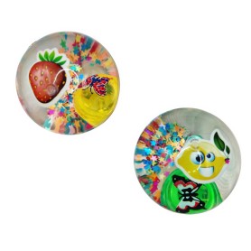 PELOTA AGUA LUZ  V/F 65MM $28