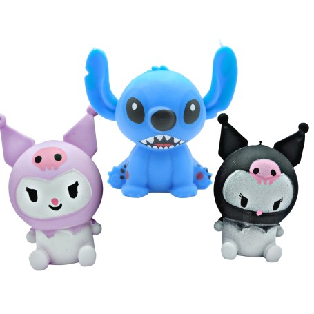 SQUISHY KUROMI/ STITCH $30