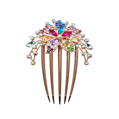 PEINETA METAL C PEDRERIA $30