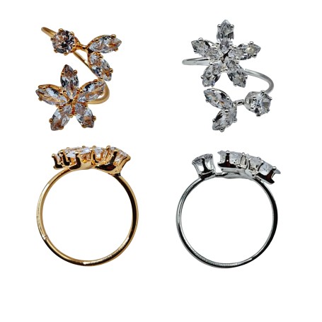 ANILLO TIPO CRISTAL $30