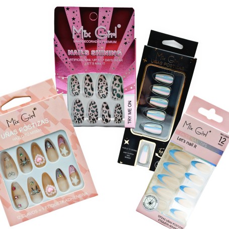 UÑAS MIX GIRL $35