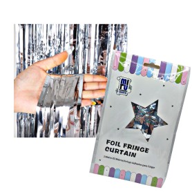 CORTINA DE FLECOS DECORATIVA $30