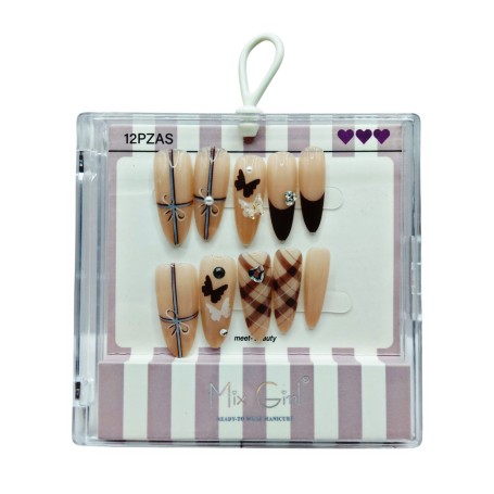 UÑAS C DECORACION 3D MIX GIRL $55