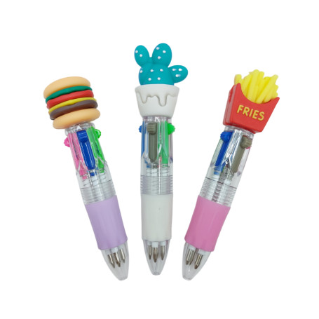 PLUMA 4 COLORES V/F $17
