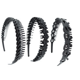 DIADEMA NEGRA C PEINETA $15