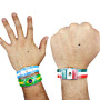 PULSERA BANDERA C LUZ $20