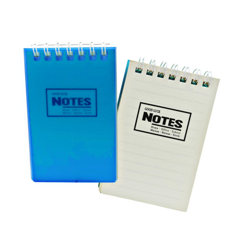 LIBRETA CHICA PASTA PLASTICA $16